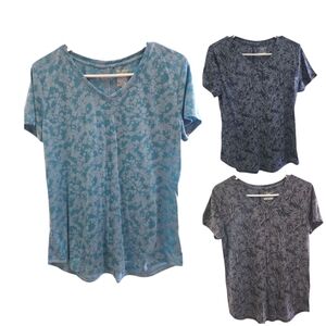 Tek Gear 3 Women's  Patterned Tops Sz M